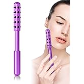 Up Lifting Massaging Beauty Roller Radiance Roller 30 Germanium Stone Face Roller for Uplift and Skin Care,Uplifting Face Massager for Valentines Day Gifts (Purple)