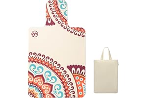 MicaYoung Pilates Reformer Mat Cover Non-slip for Pilates Reformer Workout 1mm/0.04" Thick with Carry Pouch, Beige