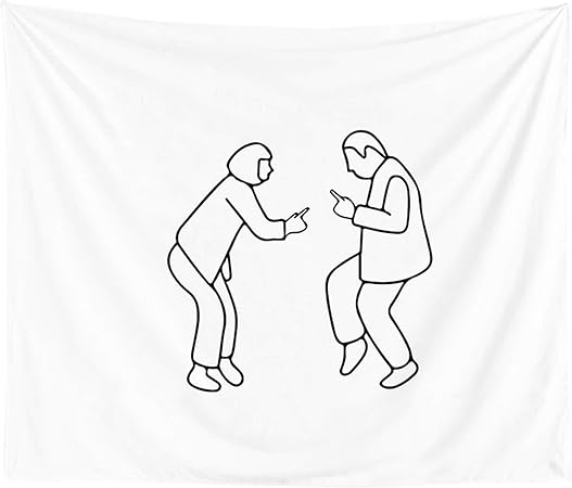 Amazon.co.jp: ins背景布 カーテン キャス主用背景布 カップル 棒線画