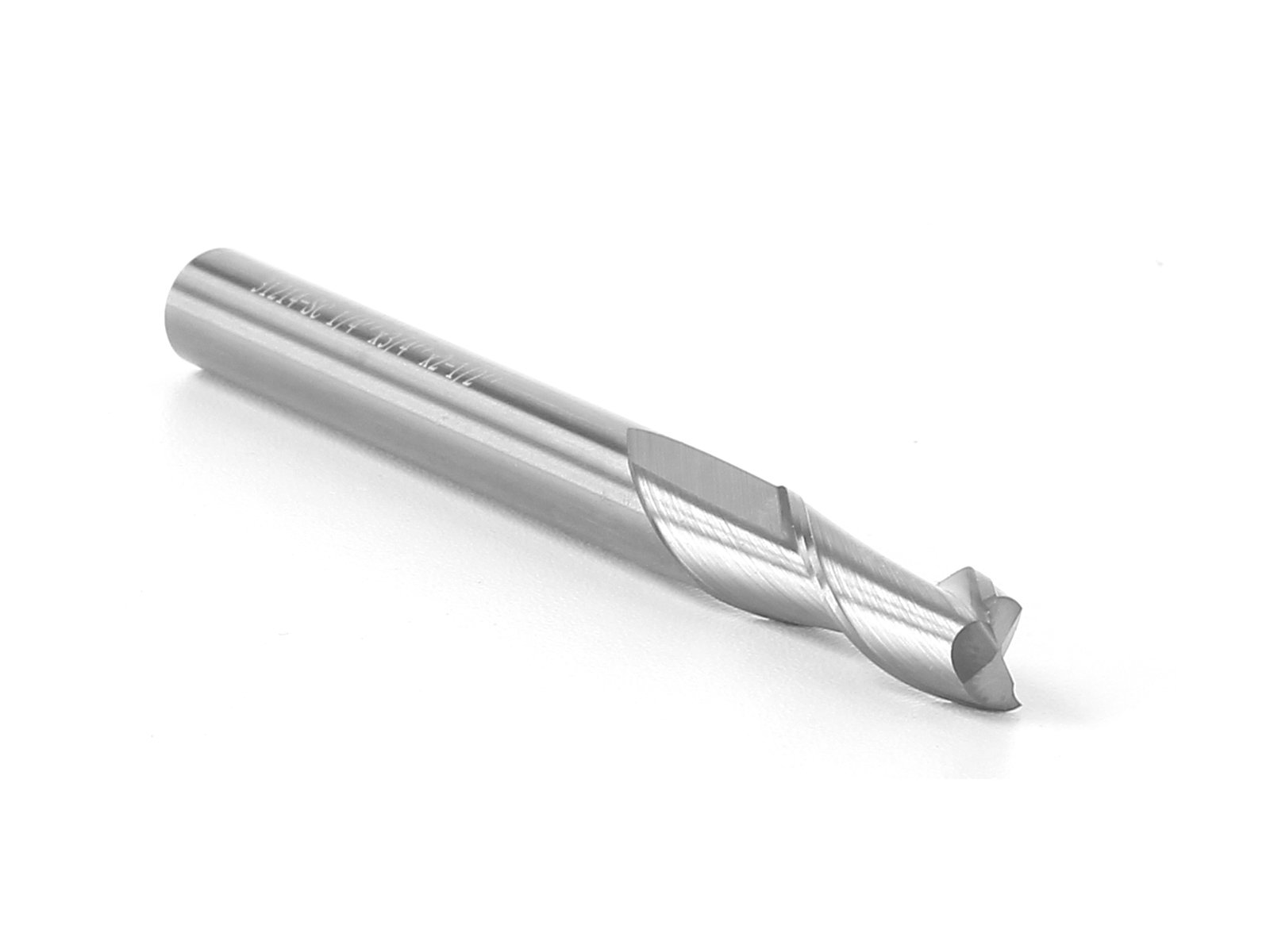 Yonico 31214-SC - Upcut Spiral End Mill CNC Router Bit, Diameter: 1/4", Cutting Height: 3/4", Flutes: 2-1/4" Shank — image 1