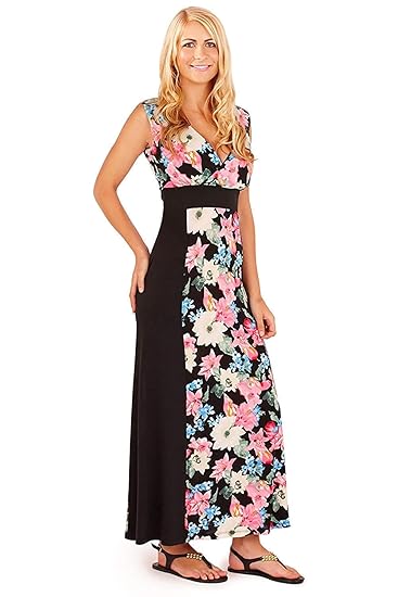 Pistachio Femmes Tropical Ou Fleur Long Femmes Robe Longue été
