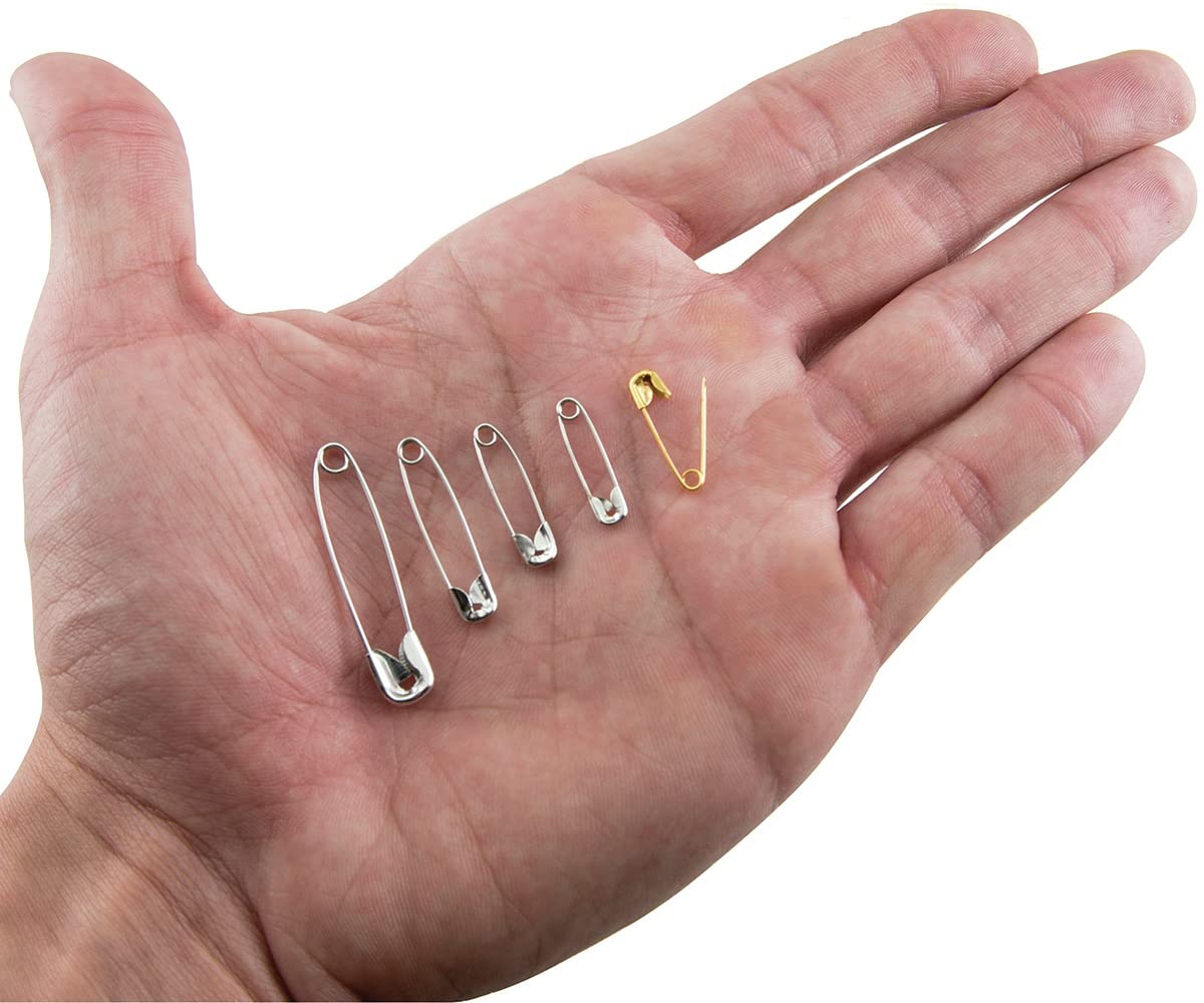 SINGER Asst Safety Pins, Multisize, 90-Count, Size 00-2 Pkg