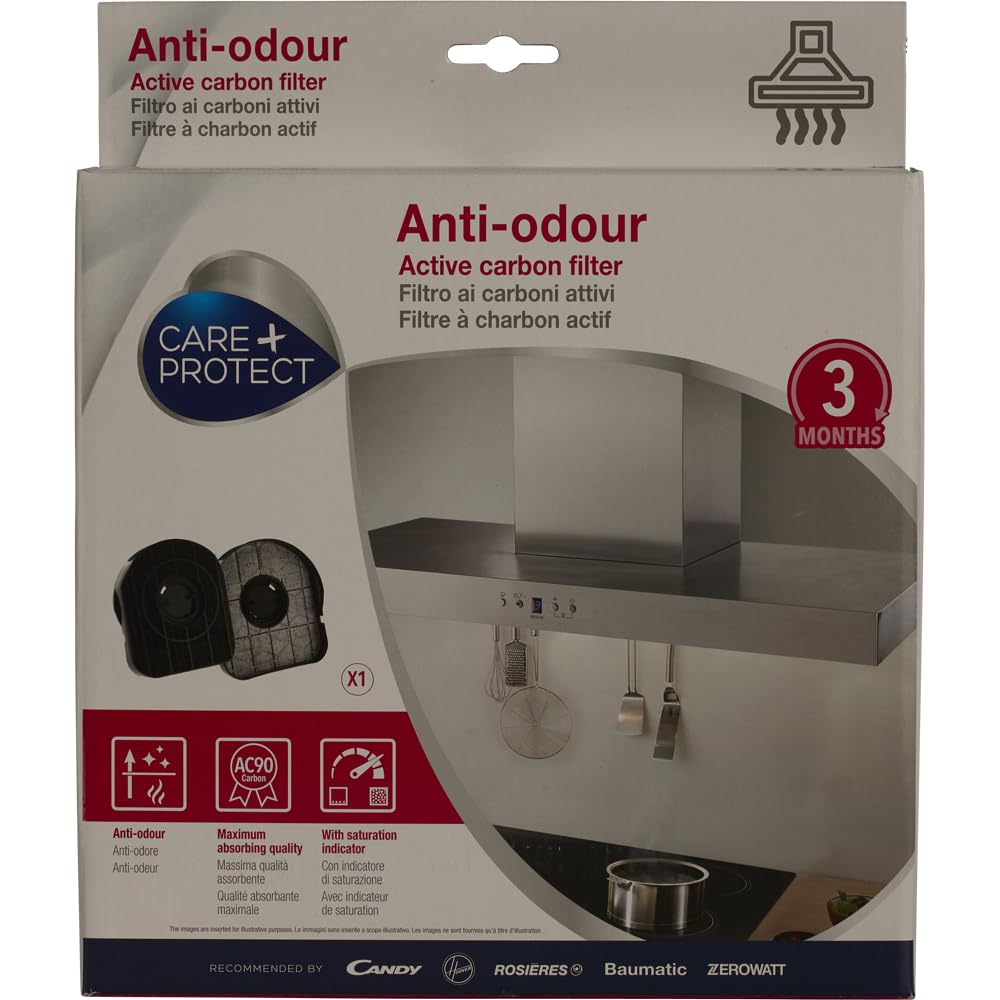 Care + Protect 35602063 Type 200 universal anti-odour carbon filter with indicator