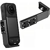 OURHZTB Vertical-Horizontal Mount for Insta360 X3/X4/X5 Sports Camera | Horizontal Action Mount Shooting Bracket Protective Frame Support Holder with 1/4" Screw Hole, Two-Prong Connector Adapter