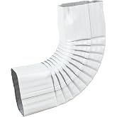 Gutter Downspout Elbow-Rain Gutter Downspout Extension High (2x3"B" Style-90&deg;)
