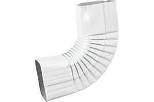 Gutter Downspout Elbow-Rain Gutter Downspout Extension High (2x3"B" Style-90°)