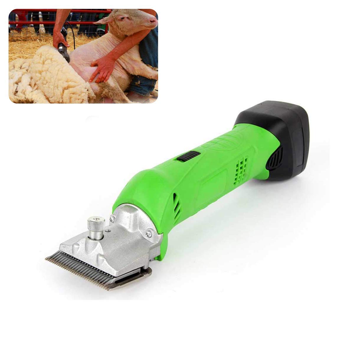 Cordless Clipper Sheep Hair Trimmer Cutter Set 480w For Farm