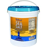 Roland Foods Sea Salt, Fine Crystal, Specialty Imported Food, 27.55-Pound Bucket