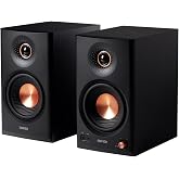 Edifier MR4.5 Bi-Amped Studio Monitor, 80W RMS Bookshelf Speakers - Black | 4.5" Woofer 1" Silk Tweeter Hi-Res Audio Bluetooth 6.0 LDAC XLR/TRS/RCA/AUX Input Music Production Video Editing Home Audio