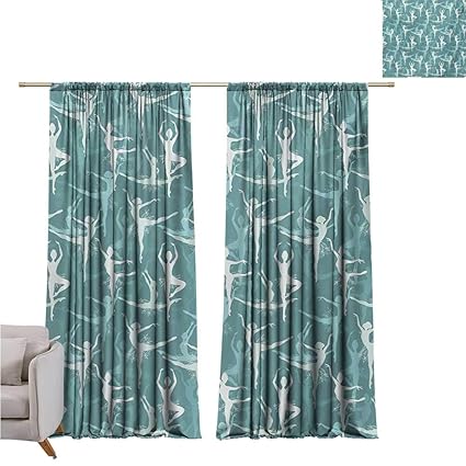 Amazon Com Alisoso Classic Soundproof Curtain Dancing Silhouette