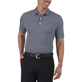 IBCOOL Athleisure Wear Sun Protective UPF 50+ Icefil Cooling-Mini Check Print Short Sleeve Polo (Modern Fit)-94754