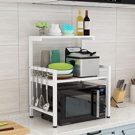 Organizador cocina Cocina estante del horno microondas ...