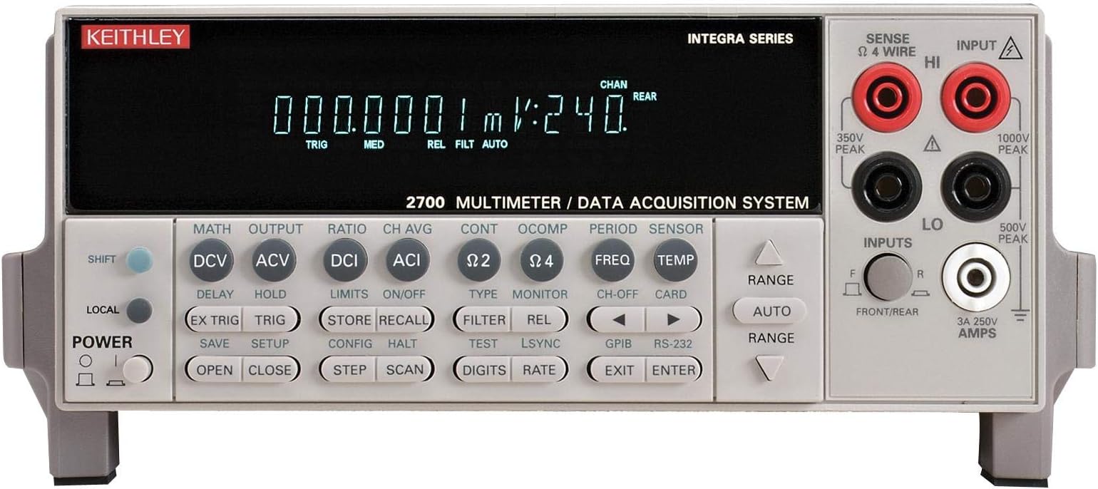 2700/7700 CAL - Data Acquisition Unit, Digital Multimeter, Calibrated, 6.5 Digit (2700/7700 CAL)