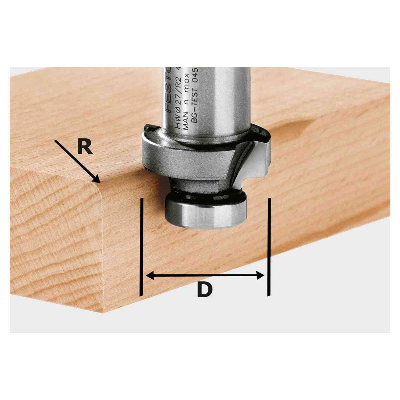 Festool 490092 Roundover Cutter, 27 mm Diameter