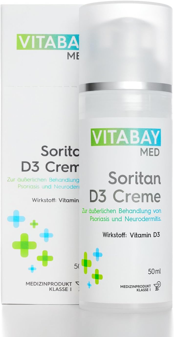 Soritan D3 Creme 50 ml Zur äußerlichen Behandlung von Psoriasis und