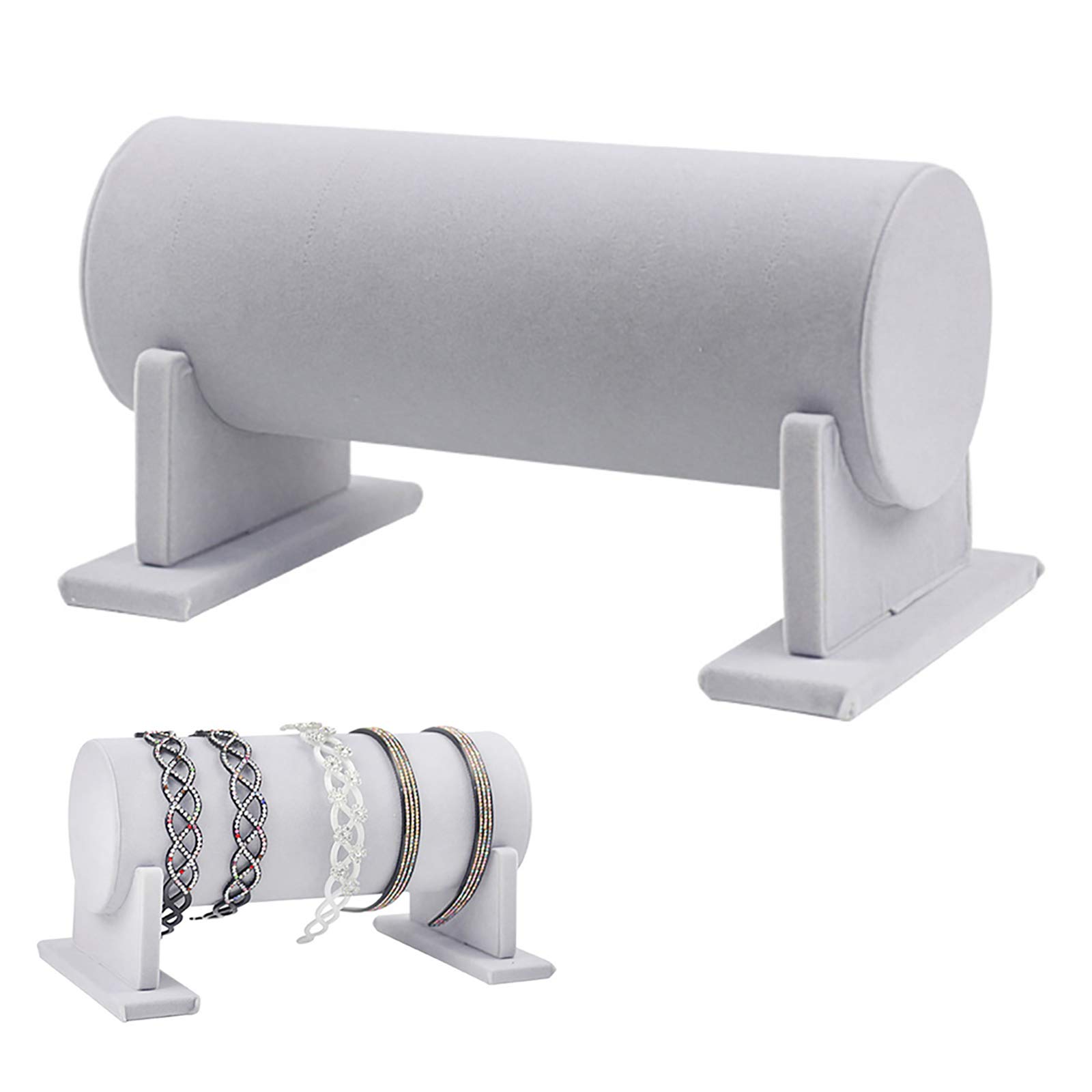 GRANDLIN Velvet Headband Holder Jewelry Display Stand Detachable Headband Hair Hoop Hair Clasp Rack Organizer for Home Organization