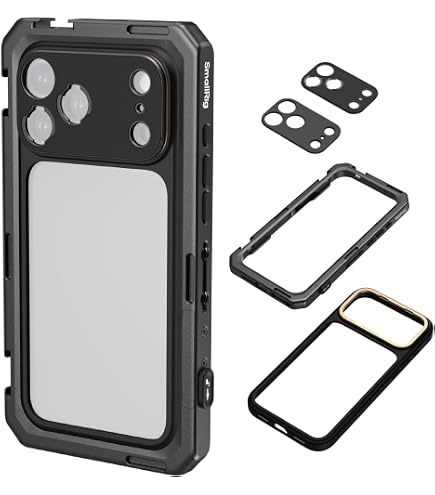 Cage Vidéo IPhone Cage Vidéo SMALLRIG Pour IPhone 16 Pro Max - Support Professionnel Vlogging Avec MagSafe Gimbal Smartphone