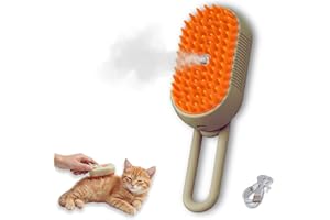 Pet Mist Premium Brush for Cats & Dogs – Joyful Waggers 2-in-1 Mist Grooming, De-Shedding & Massage Tool, USB Rechargeable, S
