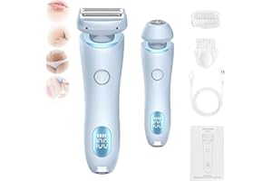 GESHUS Beauty Bloom Electric Razor, Beauty Bloom Shaver Pro, Beauty Bloom Razor, Waterproof Electric Razor, Wet Dry Electric Waterproof Razor (Blue)