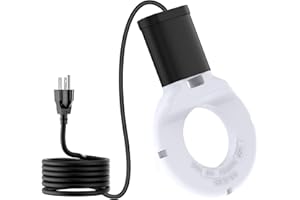 Tiflev 150W Utility De-Icer Submergible Cast Aluminum Chicken Water Heater for Winter Bird Bath Heater White