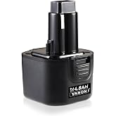VANON 4.8Ah DW9062 Ni-MH Replacement for Dewalt 9.6V Battery | Compatible with DW9061 DE9036 DE9061 DE9062 DW926 DW955K DW955 DW926K-2 DW926K DW902 DW050