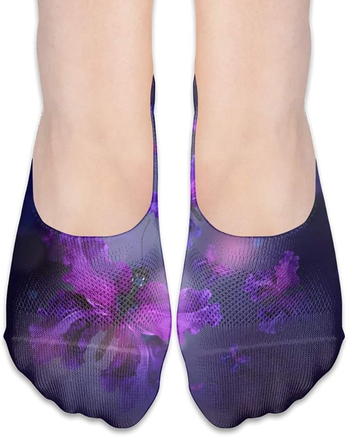 Butterflies Design Women Casual NoShow Socks