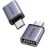 UGREEN USB C to USB Adapter 2 Pack, 3.2 Gen 2 10Gbps C Male to A Female Adapter Thunderbolt 4 3 OTG Compatible with iPhone 17