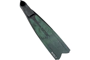 Seac Shout, Long Fins for Scuba Diving, Spearfishing and Freediving, Made in Italy