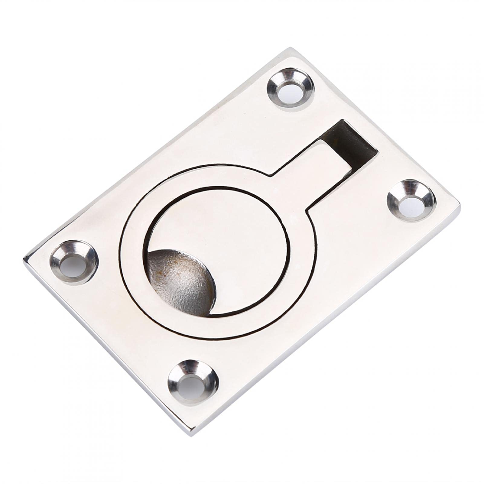 Elerose Integrated Hatch Handle Ring for Boat Draw Locker Marine Yacht Equipment Stainless Steel
