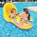 Meland Baby Pool Float - Baby Swim Float Pool Toy with Mommy Swim Ring for 8 - 36 Months Old Baby - Removable Canopy and Storage Bag (Edition 1)