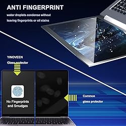 YINOVEEN 2 Pack 14" Tempered Glass Screen Protector