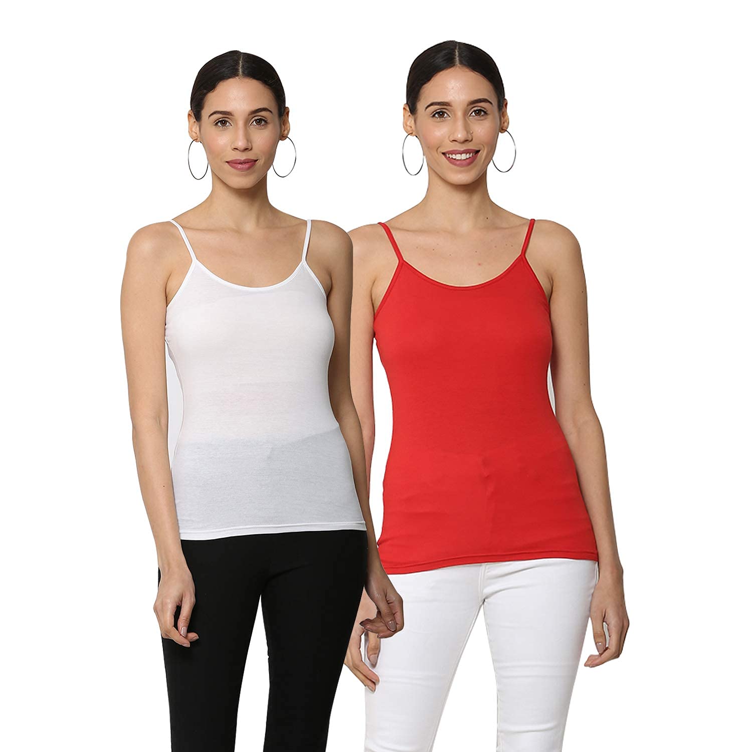 Buy Designeez® Women's Sando Style Cotton Tank Top Camisole Slim fit