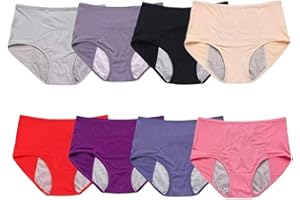 ANOMOCIA Everdries Leakproof Panties for Over 60#s with Incontinence - Everdries Leakproof Ladies Underwear 8Pcs