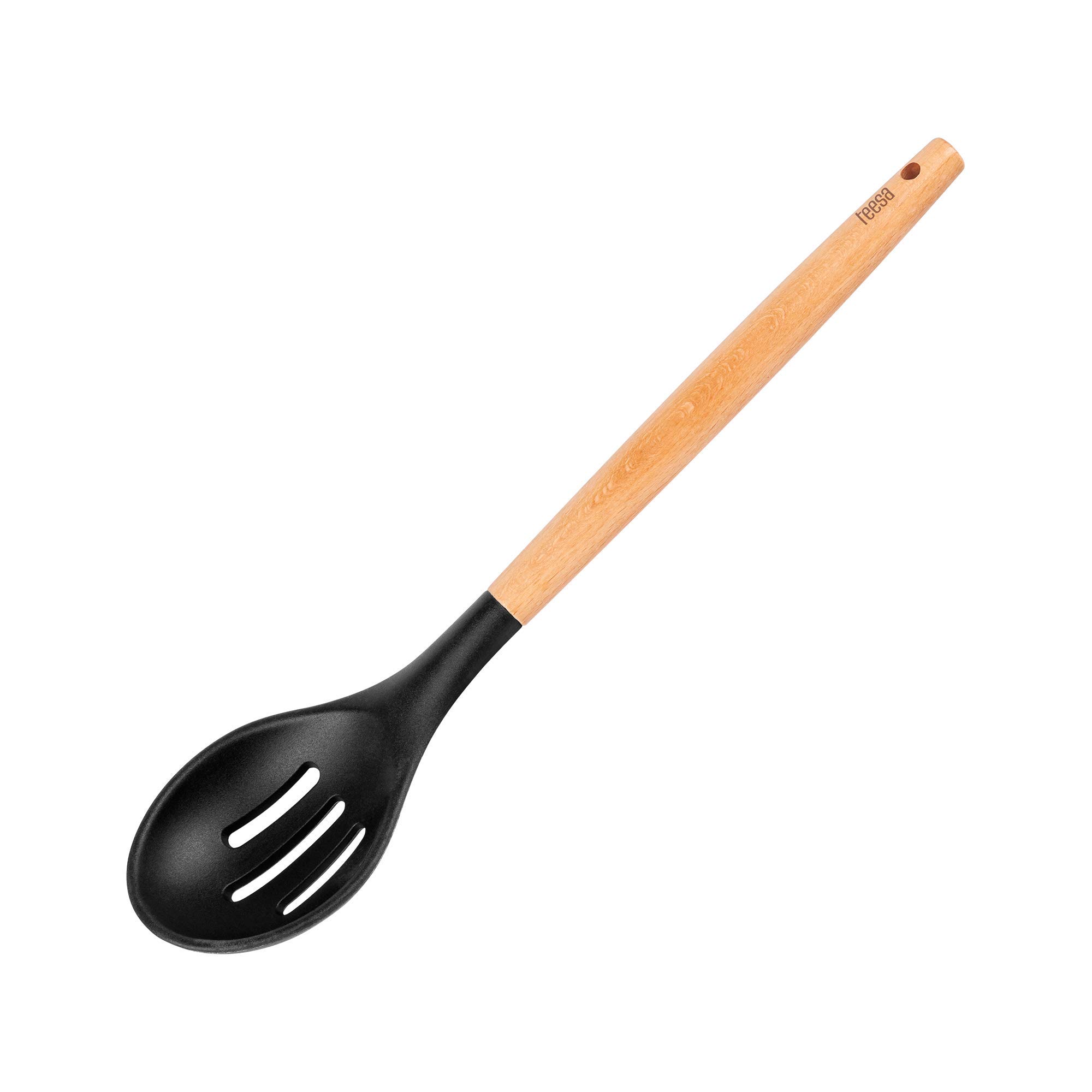 Teesa TSA0130 Slotted Spoon Silicone Wood