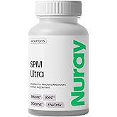 Nuray Pro-Resolving Mediators (SPM's) with Omega 3, Cod Liver Oil for Digestive Health & Immune Support, DHA, EPA, DPA, Gluten- Free, 60 Vegetarian Softgels