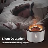 Mcbazel Volcano Humidifier Jellyfish Mist Flame Diffuser 360ml Bedroom Remote view 8