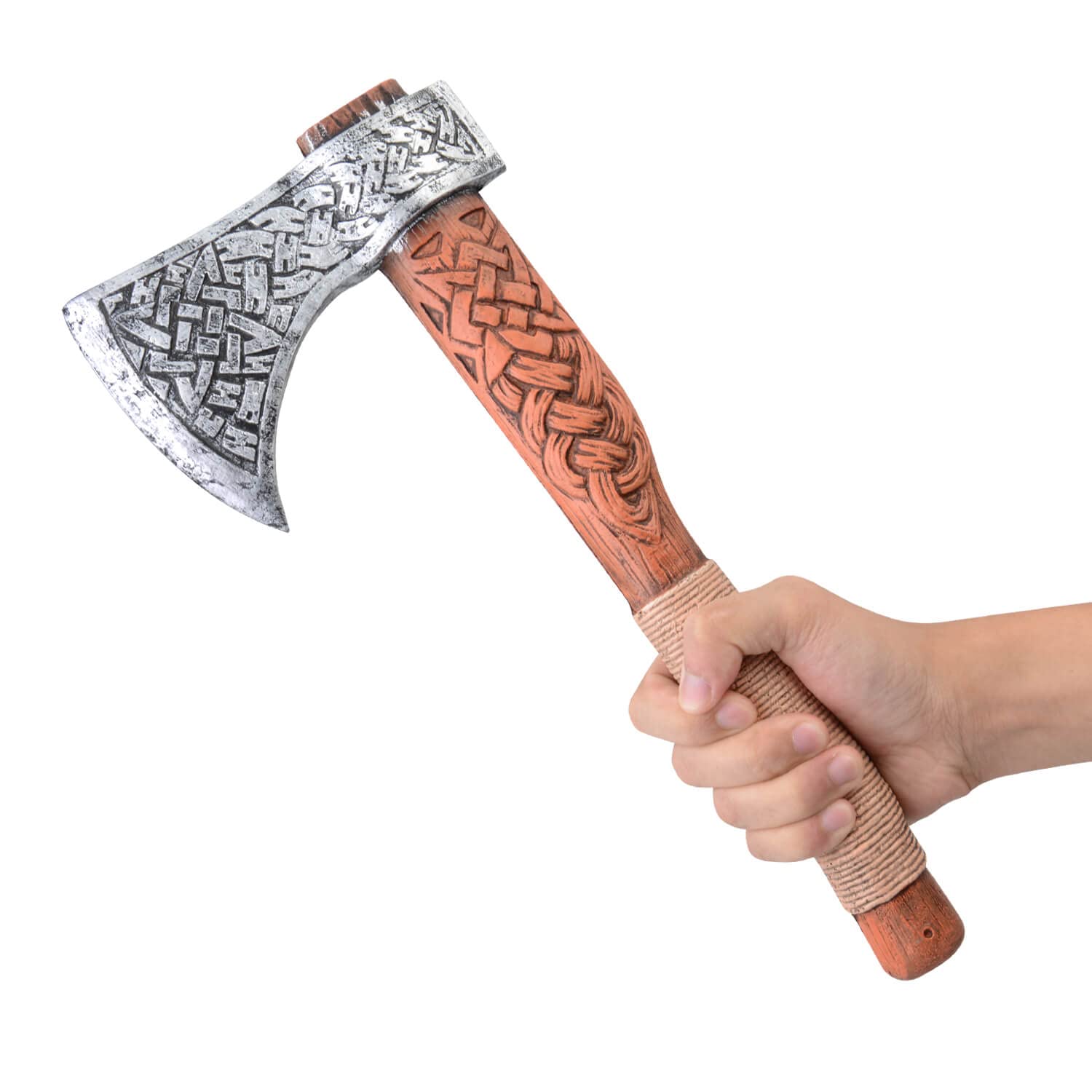 PARTYGEARS Foam Viking Axe, Medieval Fake Axe Weapon Costume for Halloween Cosplay, Larp, Battle Game Classical and Collections