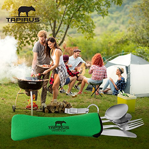 Tapirus Camping Eating Utensils To Go Durable Stainless Steel