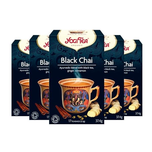 YOGI TEA ORGANIC BLACK CHAI TEA, 17 CT