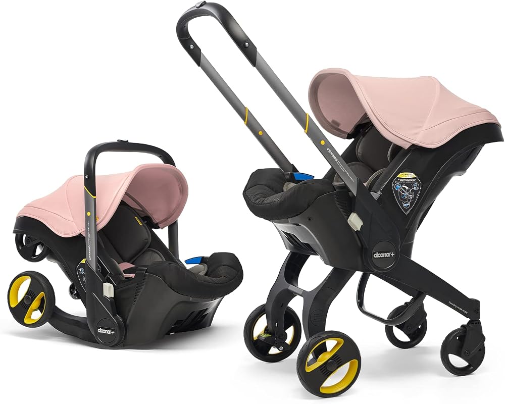Doona Doona+ Baby Car Seat & Stroller Gold 0+ Convertible Pram with 5-Point