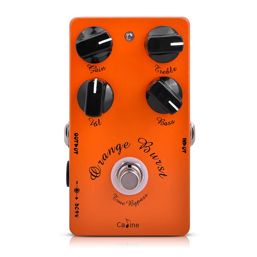 Caline CP-18 Orange Burst Overdrive Pre AMP Pedal