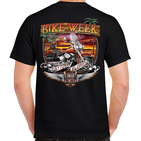 2024 Bike Week Daytona Beach Official Logo T-Shirt Black/S
