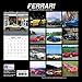 2018 Ferrari Calendar - 12 x 12 Wall Calendar - with 210 Calendar Stickers