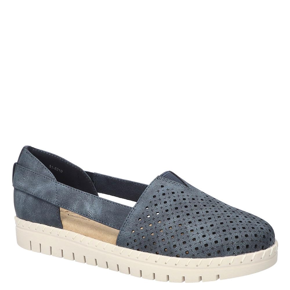 Easy Street Women’s Fedra Sneaker, Navy, 10 Narrow