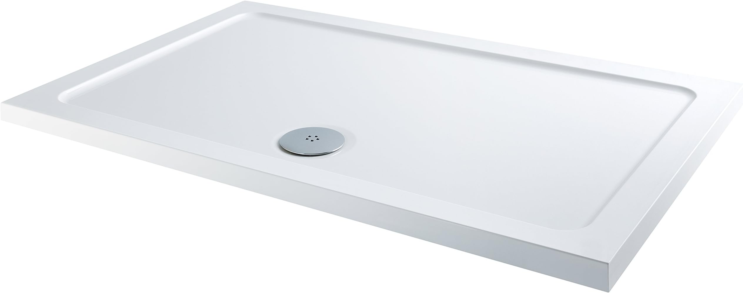 MX Group XP2 1100 x 900 mm Rectangle DucStone Low Profile Flat Top Shower Tray - White