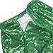 YiZYiF Women's Party Costume Sequins Mermaid Long Tail Skirt with Asymmetric Mesh Panel Medium Green