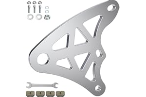 RZEOZU Mini Bike Hydraulic Brake Caliper Bracket Kit Compatible with Monster Mega Moto 80cc 105cc MMB80 MMB105 Minibike GMB100 Coleman B100 RB100 RT100 Powersports Parts Rear Caliper Mount Adapter