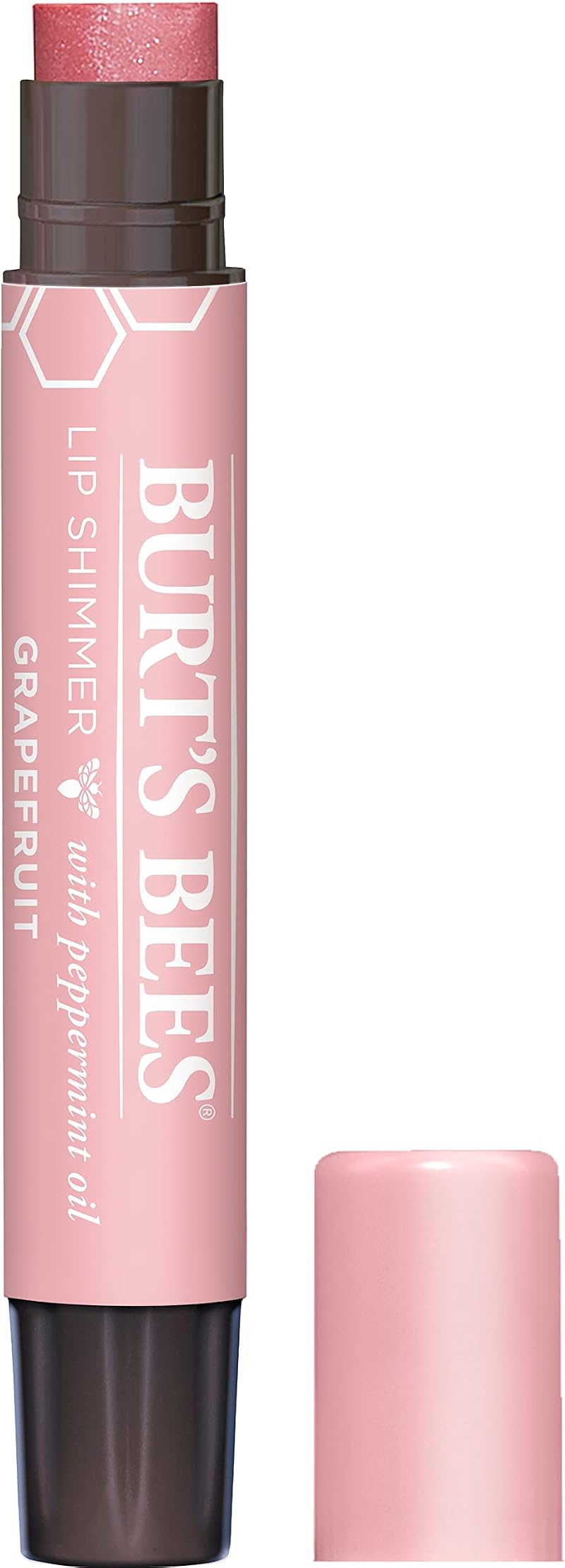 Burt's Bees Lip Shimmer Grapefruit 100% Natural 2.55g