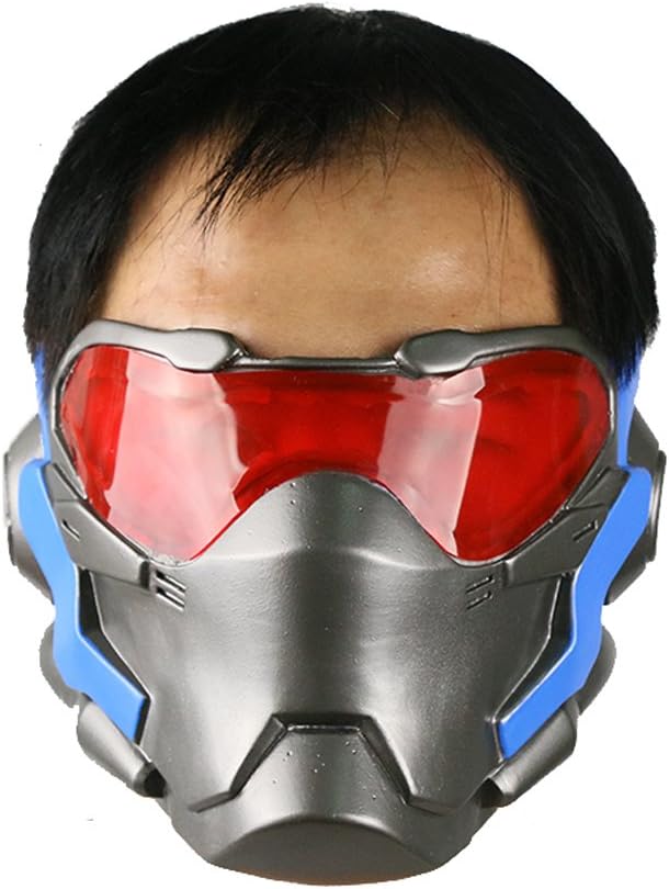 OW overwatch 76 soldier cosplay mask Mask Half Face Mouth-Muffle Halloween Props