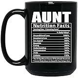 Lovesout Funny Aunt Nutritional Facts Christmas